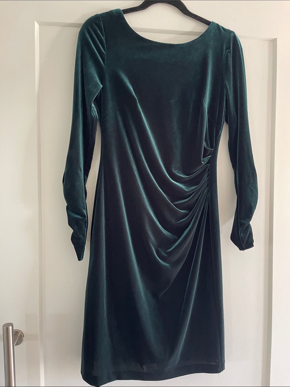 Vince Camuto Green Velvet cocktail dress